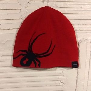 Reversibe spider brand beanie